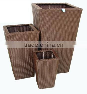 Garden Rattan Flower Pot