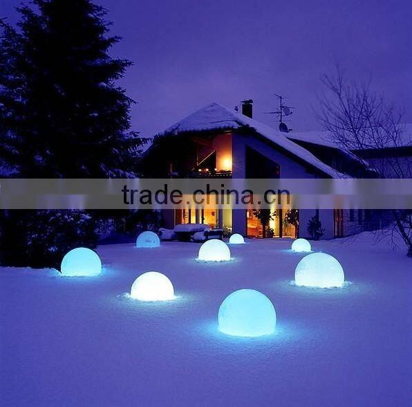 led glow swimming pool Balls /pond RGBW ball