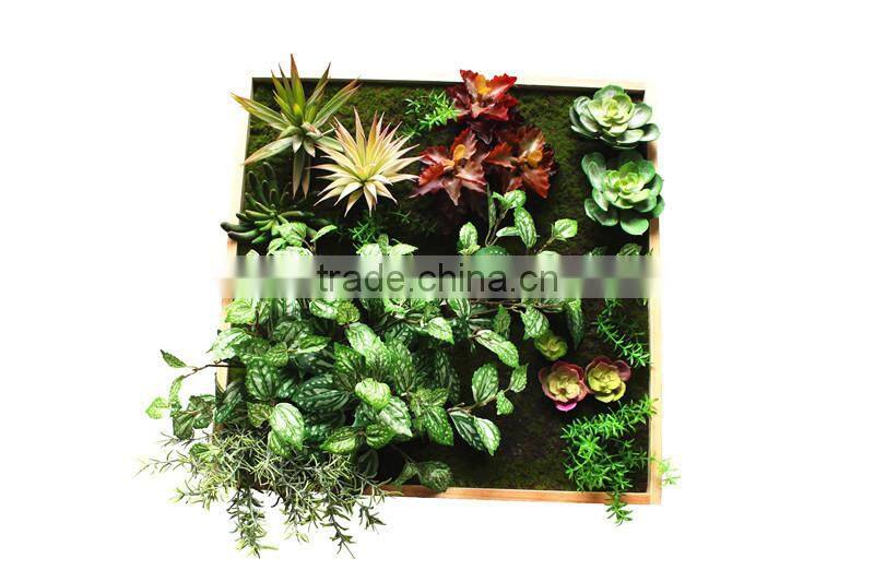 Home garden decorative Artificial Green Plant Wall Hanging photo socket Frames ZWQK06 104