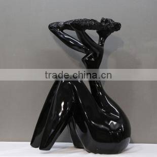 Resin/Fiberglass Fat Lady Sculpture,Abstract Fat Lady Sculpture