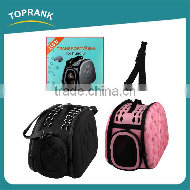Hot sale pet products travel portable folding EVA expandable pet dog carrier