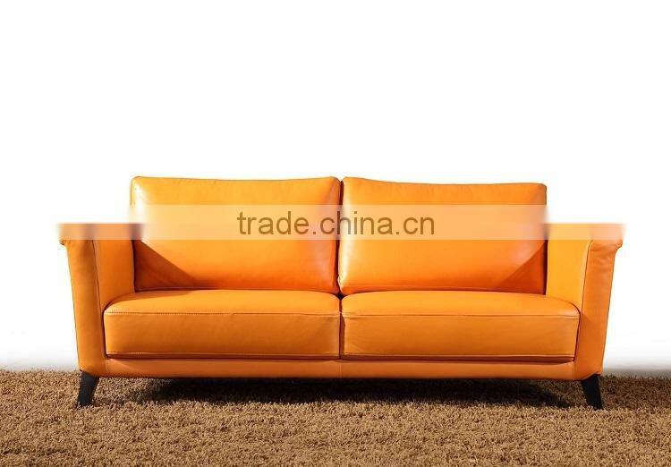 modern color geniune leather sectional sofa for living room furniture
