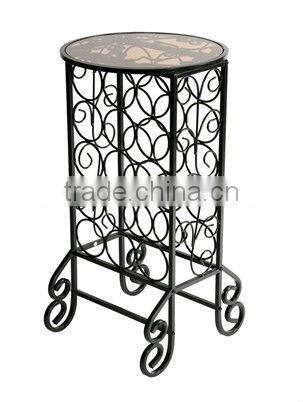 SEI Glass Top Wine Table