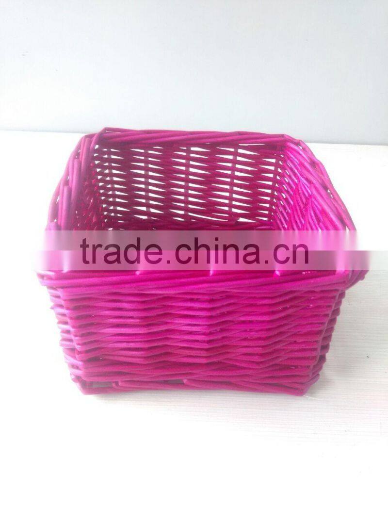Willow Type and storage Basket Product Type Small Wicker basket for towel