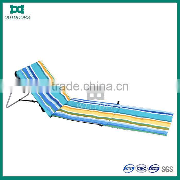 3 in 1 outdoor lounger chair foldable beach chair mat