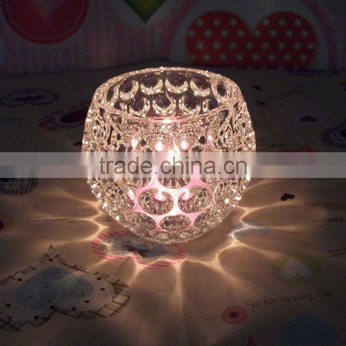 cheap grape shape crystal candle holder for home decoration