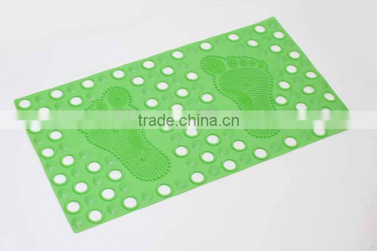 Customized color eco friendly pvc plastic bath mat