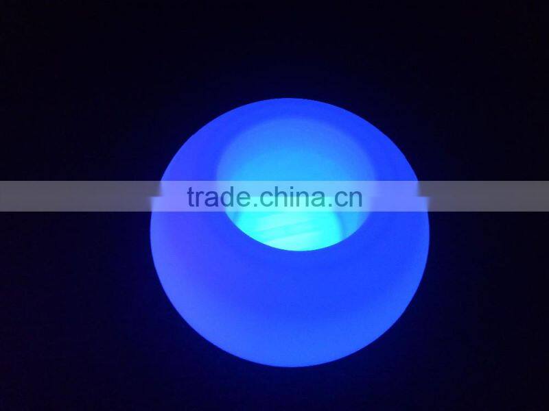 China manufacturer PE plastic led lighting flower pot