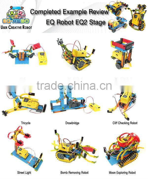 Self Assemble Toys Programmable Educational Robot Kit EQ Robot EQ3(Advanced Course) Designed in Korea