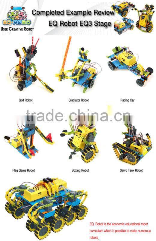Self Assemble Toys Programmable Educational Robot Kit EQ Robot EQ3(Advanced Course) Designed in Korea