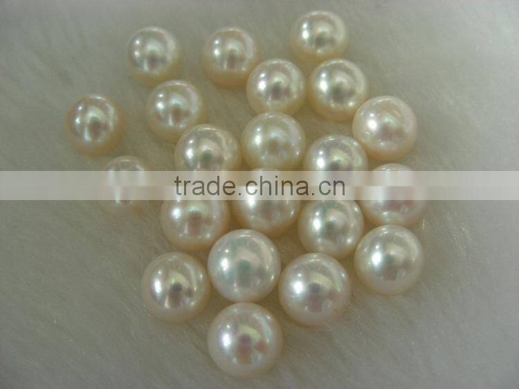 6-7mm white round freshwater pearl