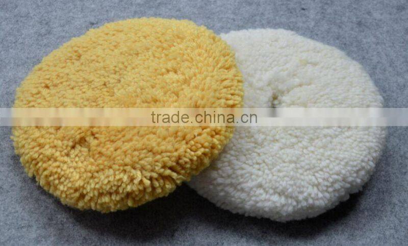 6 In. Polishing Foam Pad buffing pads floor buffing pads velcro wool buffing pads