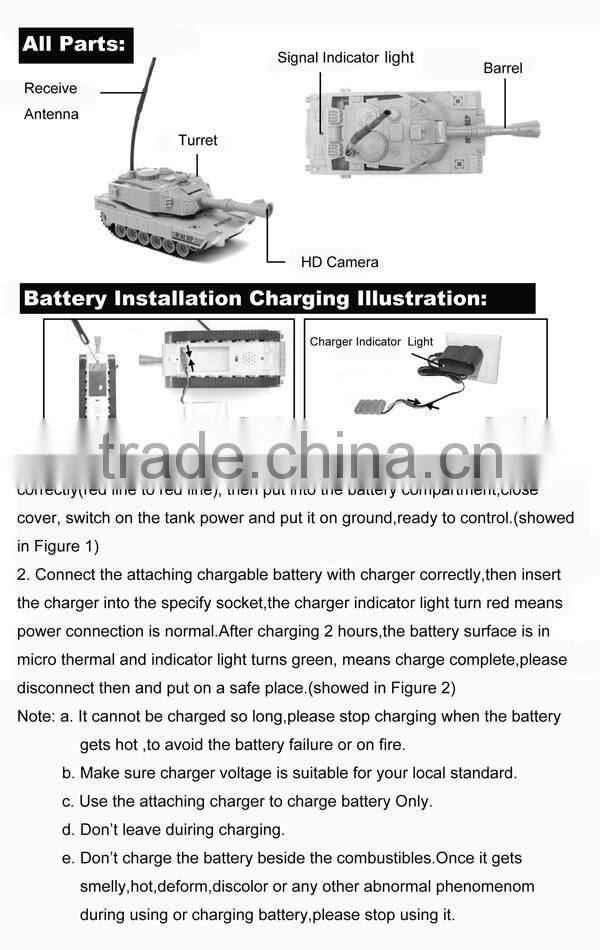 Jinxingda JXD JD805 Real-time Video WIFI RC Tank With Camera