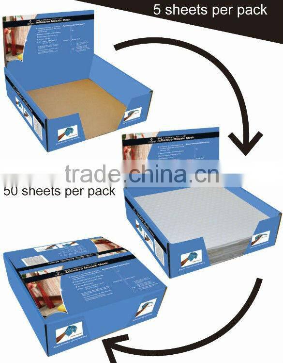 Adhesive Mosaic Spacer, Mosaic Sheet, Adhesive Mosaic Mesh.