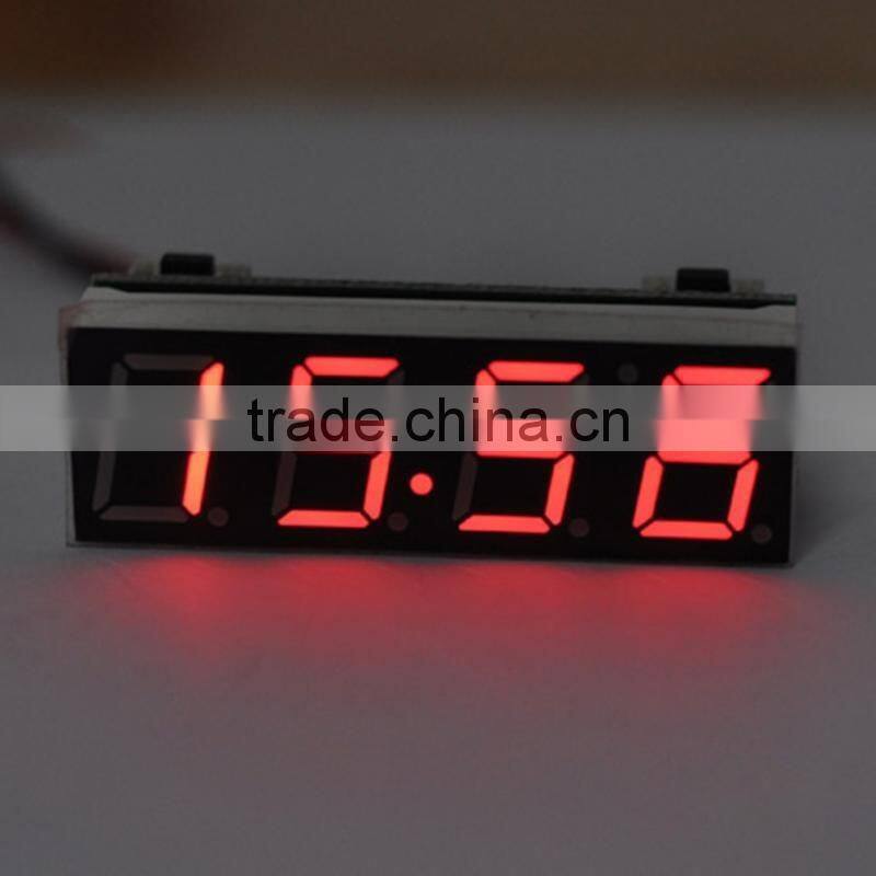 12V 24V Digital Car Thermometer with clock