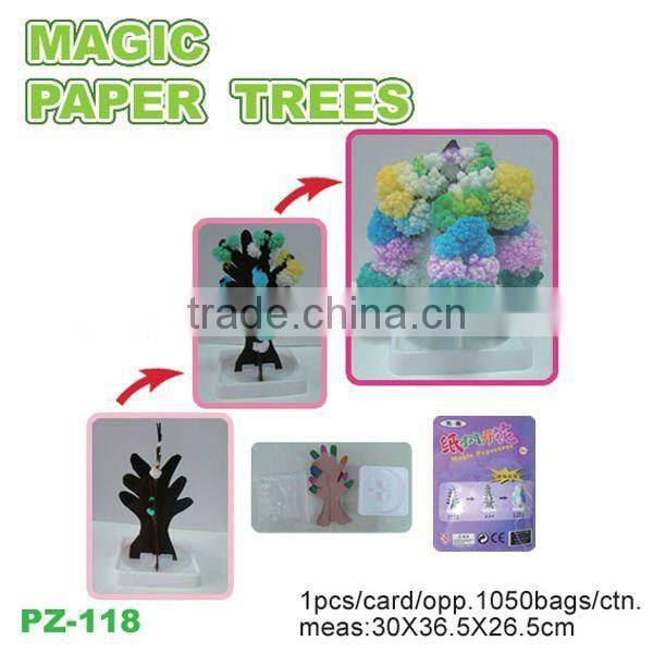 New Magic Growing Paper Christmas Tree Toys for children 2013