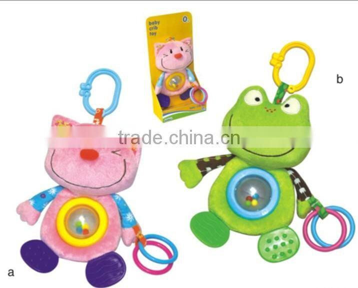 new design plush rattle baby toys wholesale with EN71