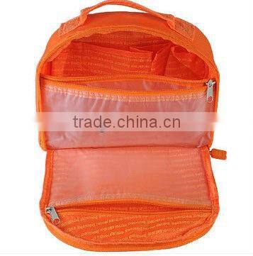 Fashion Portable cosmetic bag/toiletry bag for girls with polyester