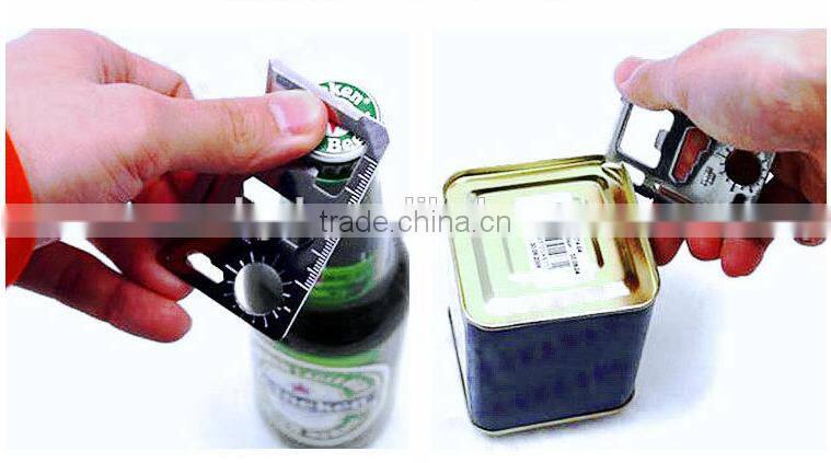 Hot useful outdoor camping knife card tool camping knife stainless steel