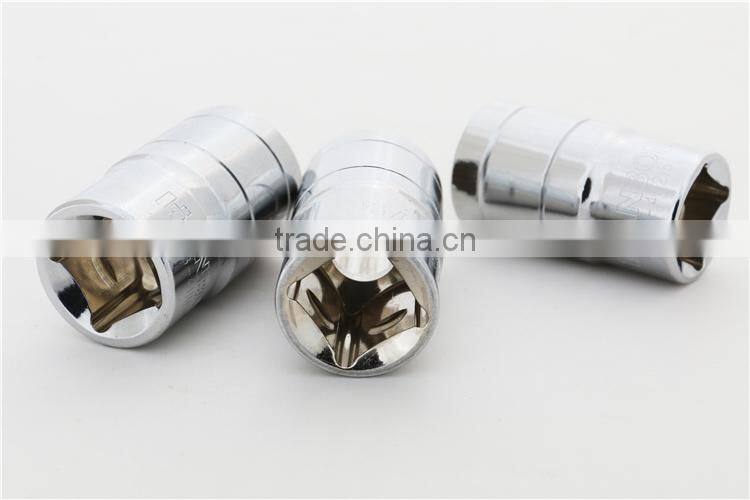 1/2'' Metric Dual Color Hexagonal Mirror Sockets CR-V