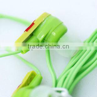 Zipper earphone slippers Earphone 3.5MM BASS MP4 MP3 Headphone earphone