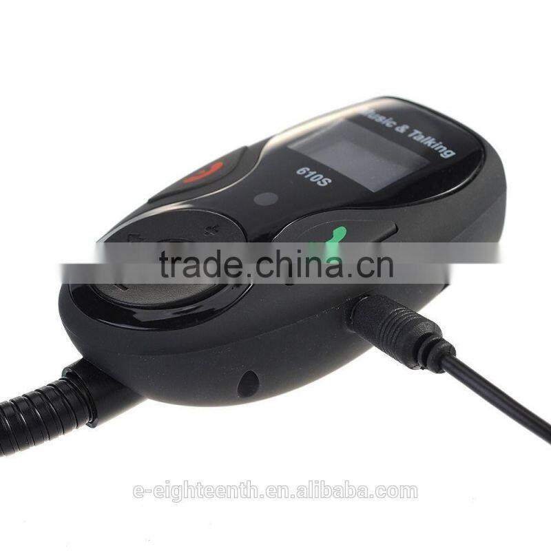 2016 popular Wireless Bluetooth FM Transmitter Modulator Flexible Car Kit MP3 Player