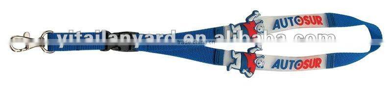 Funny Lanyard with 2D PVC Patch logo