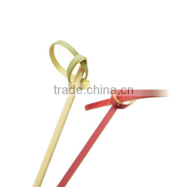 ZHUPING whosales knotted bamboo fruit pick sticks