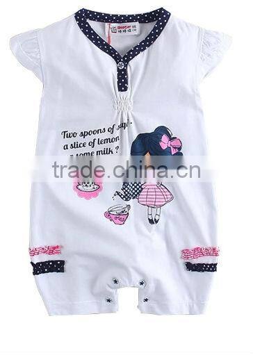 Baby tutu romper , baby girl romper wholesale printed