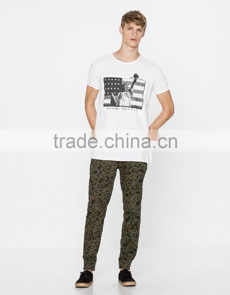 100% Cotton t-Shirt fashion design pattern printed mens tops blouse man printing t-shirt