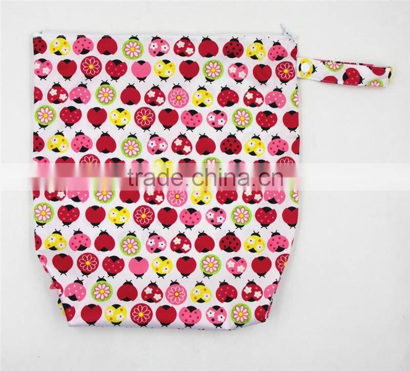 Animal Printed Multipurpose Custom Made Diaper Bags Reusable Nappy Cloth Wetbags