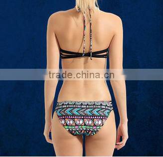 Branded top quality women latest fashion bikini swimwear