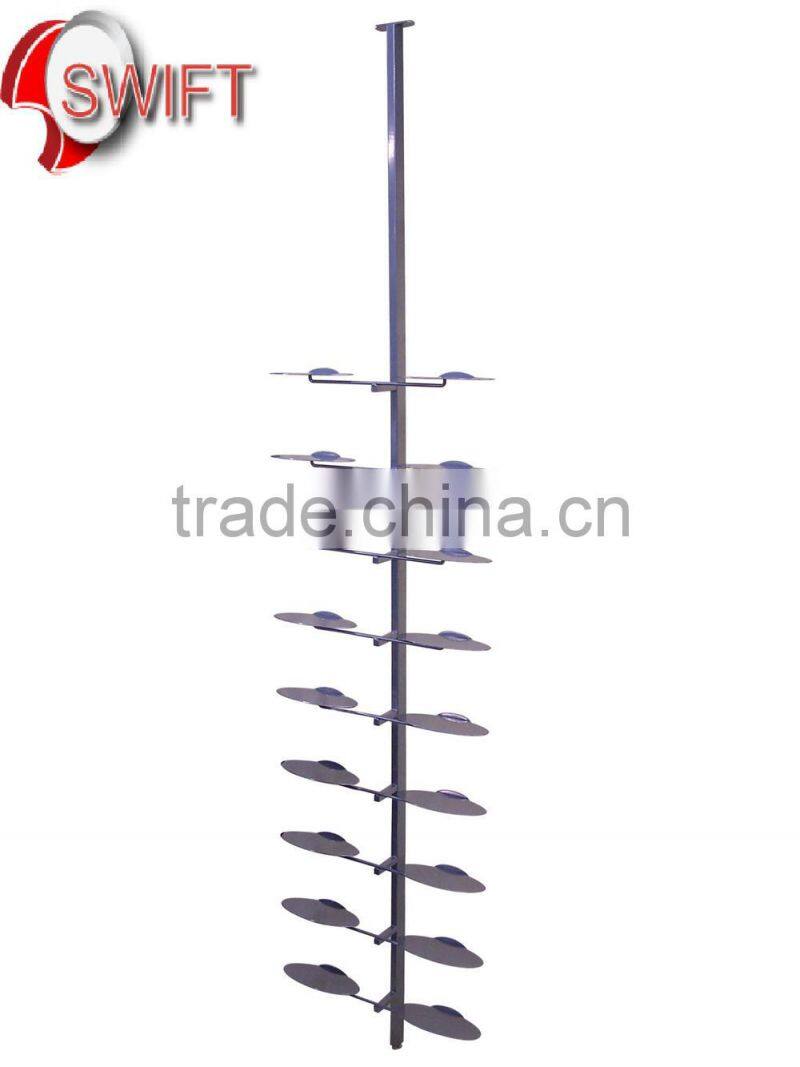 2015 sneakers women shoes window display 50 pair round shoe rack