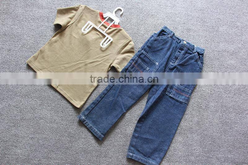 kids garments set child clothing for children 2015