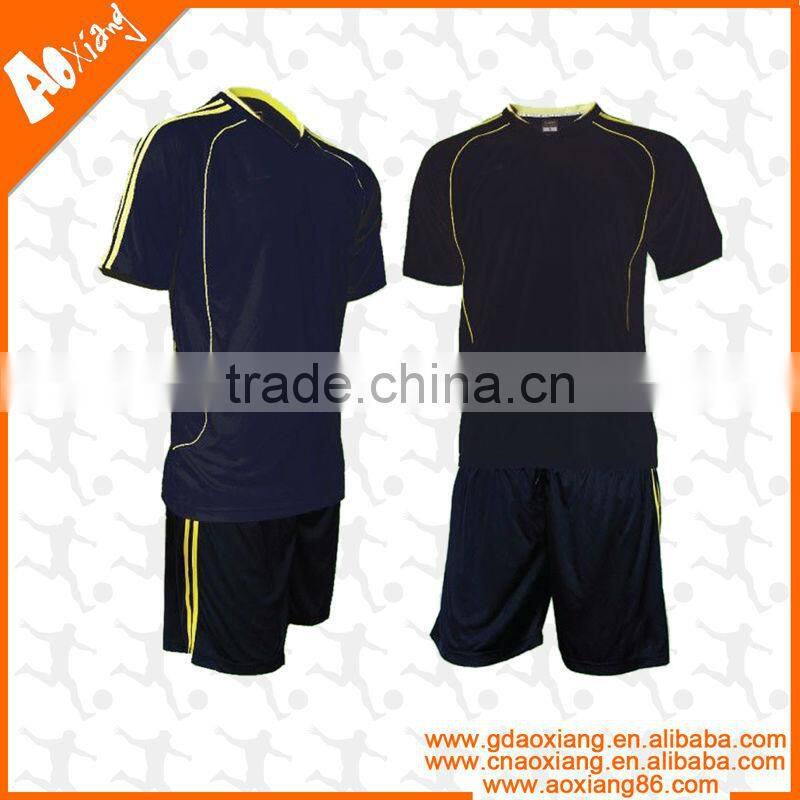 SJ054 customized Short Sleeve Soccer Uniform with spandex