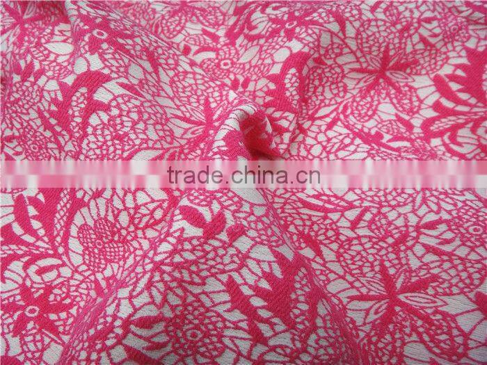 women dresses in jacquard fabric / fancy dress fabric