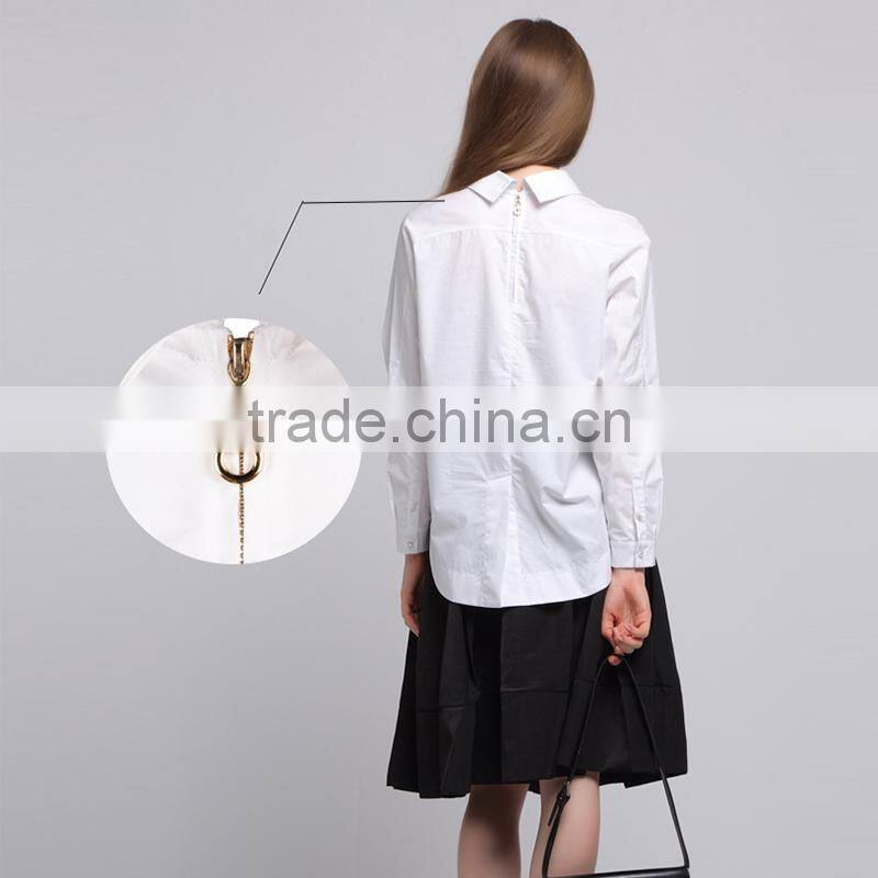 MAXNEGIO 2017 women clothing cotton frock designs short front long back top