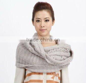 2012 fashion knitted neck warmer scarf
