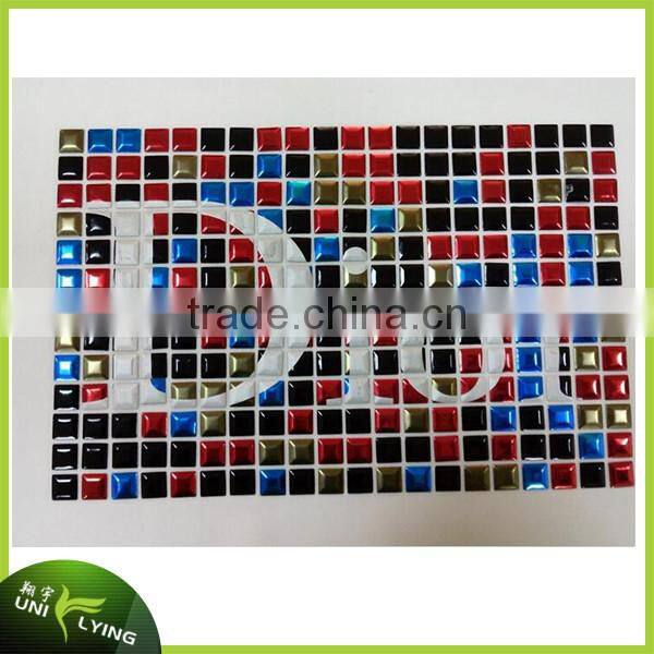 colorful shining nailhead laser cut printing Hotfix Motif designs