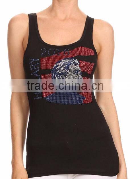 Wholesale Rhinestone Transfer For Tank Top Custom Love Pattern hotfix Strass Design