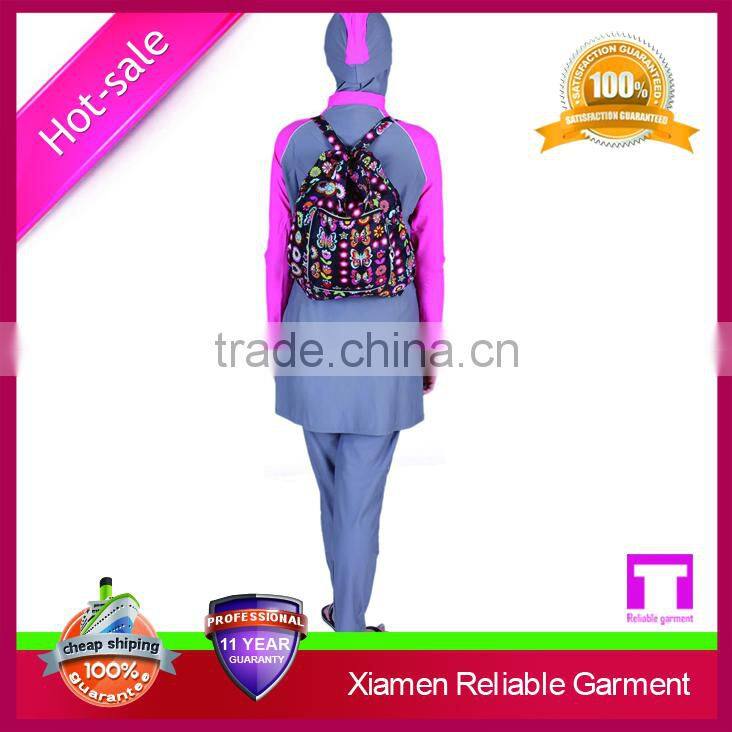 Wholesale spandex polyester muslim swimwear