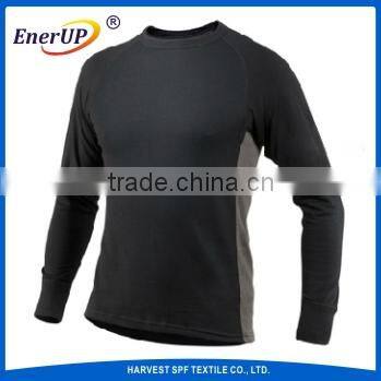 Merino wool Lanzing thermal underwear flame retardant henley anti static tshirt