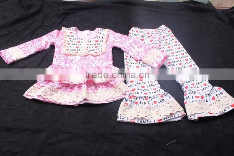 Chunky boutique outfits Girl Dress With Arrows Persnickety Yoga Clothing sets for Girls LBYTZ001-58