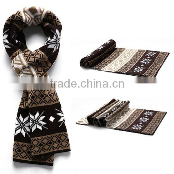 1 pc hot sale good quality printed flowers acrylic lmitation cashmere men and women winter scaf