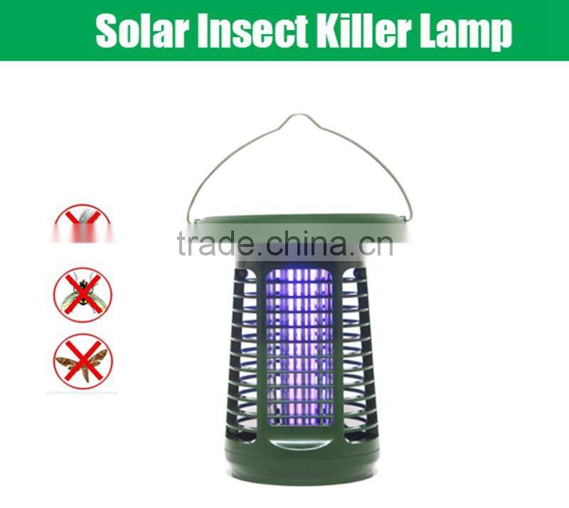 Outdoor Garden Solar energy UV LED Environmental Mosquito insect killer Lamp