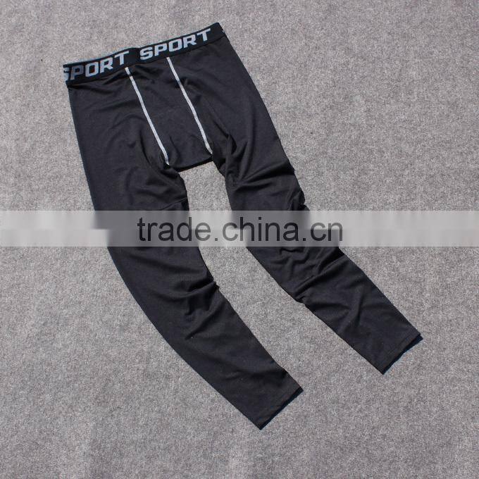 men's fashion polyester/spandex tight sports pants/leggings
