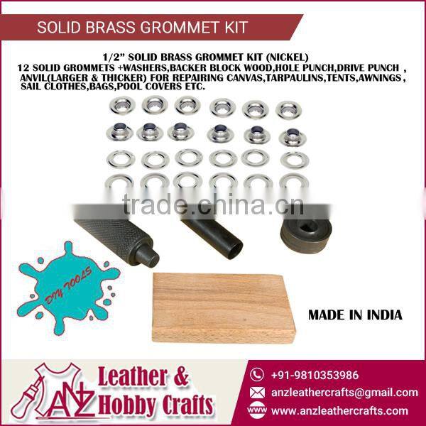 Wholesale Solid Brass Grommet Kit/Grommet Tool Kit