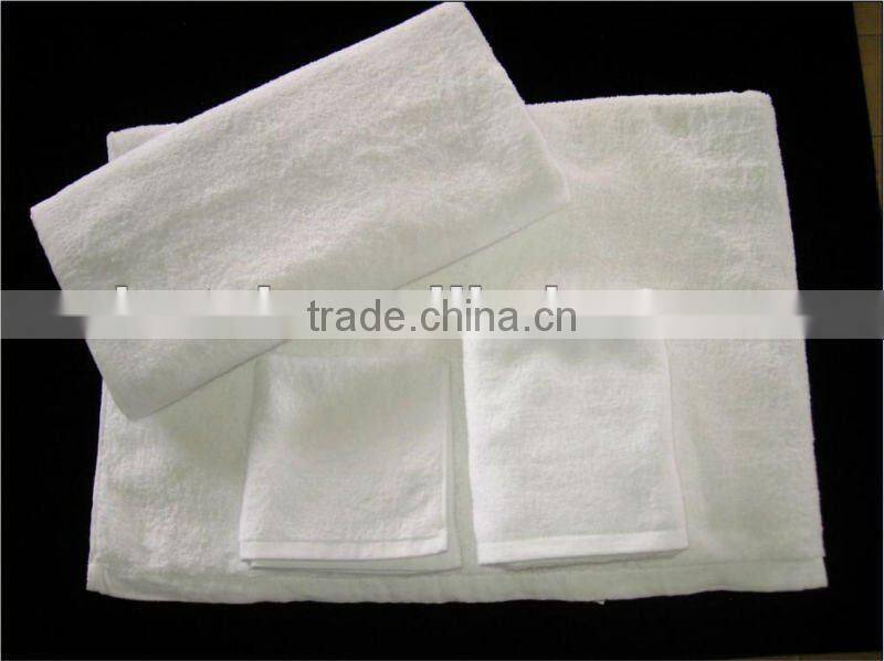 5 star Hotel luxury Towels100% cotton pure white high quality