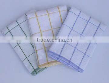 Colour stripe microfiber kitchen home care products turkish bath towels magnet window clean