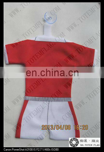 Red One Piece Mini T Shirts For World Cup